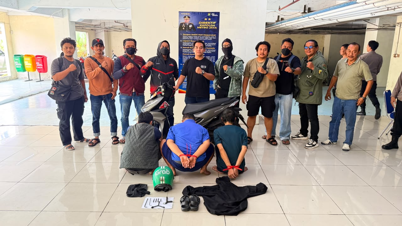 Polres Metro Depok Ringkus Eksekutor dan Penadah Curanmor, Dua Pelaku Lain Masuk Daftar Pencarian Orang